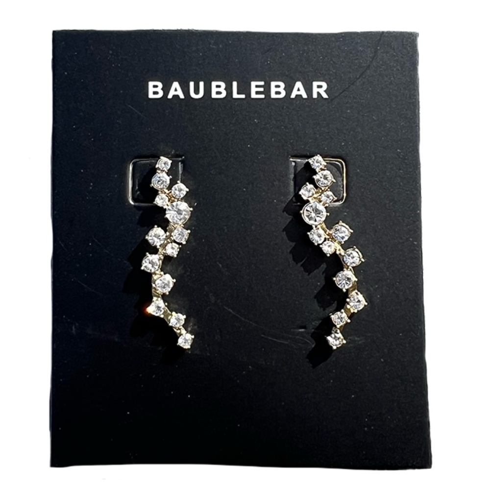 Baublebar Farah Ear Crawlers Rhinestone Earrings